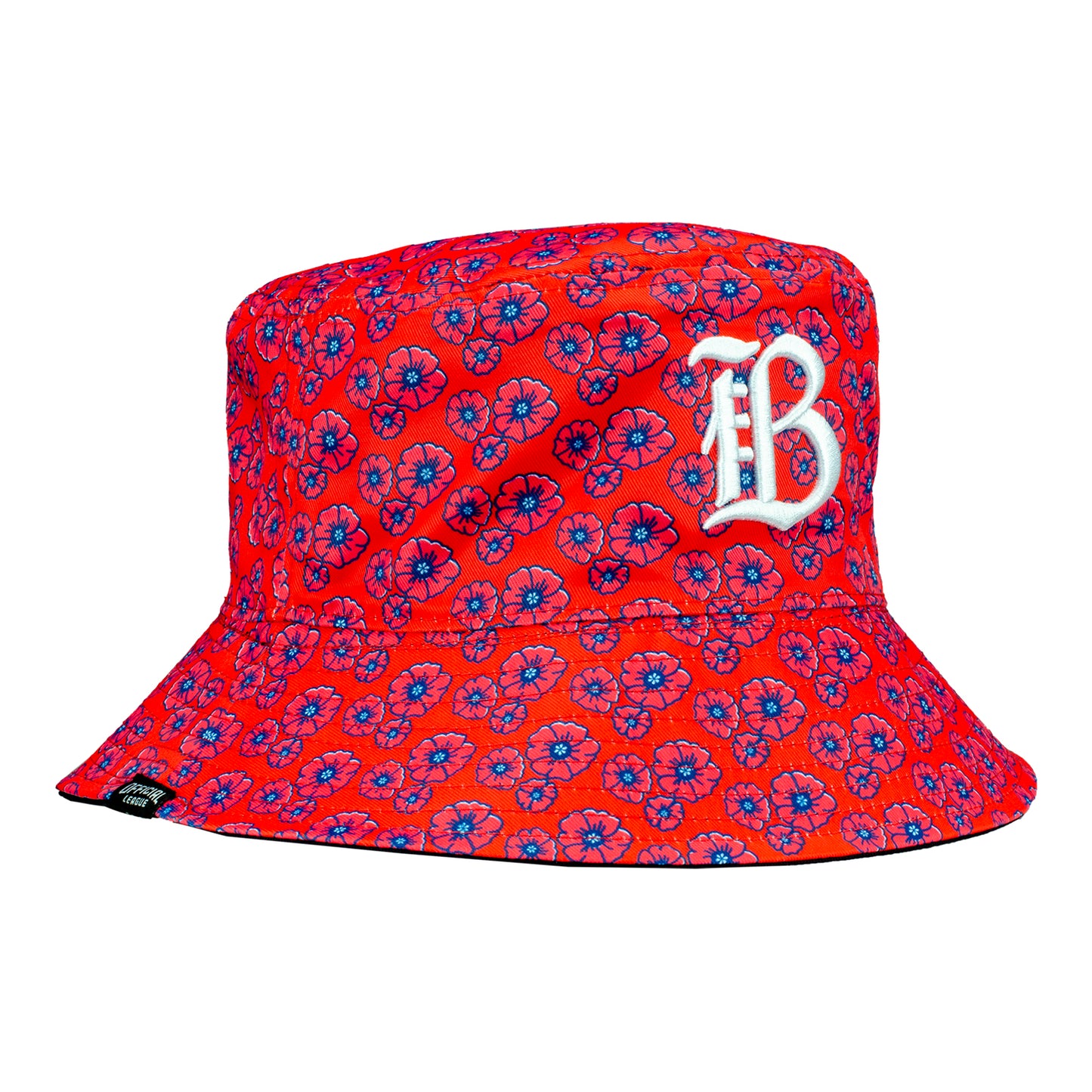 Bay FC Reversible Poppy Bucket Hat