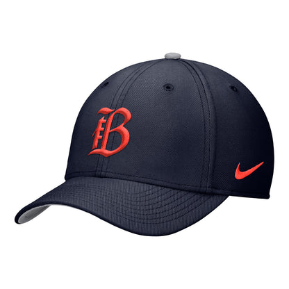 Bay FC Navy Nike Rise Flex-Fit Cap