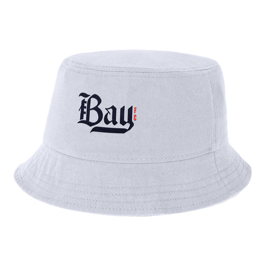 Bay FC Nike Apex White Bucket Hat view 1