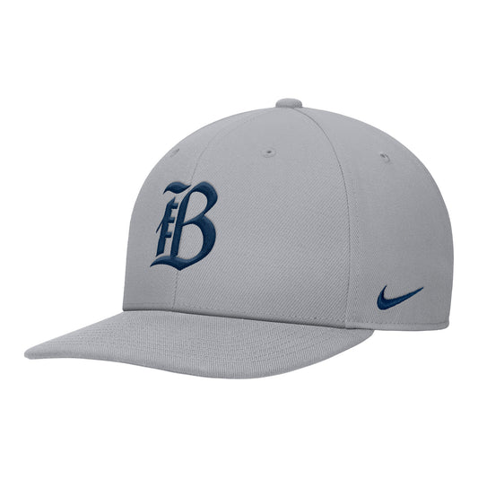 Bay FC Grey Nike Pro Flat Bill Cap view 1