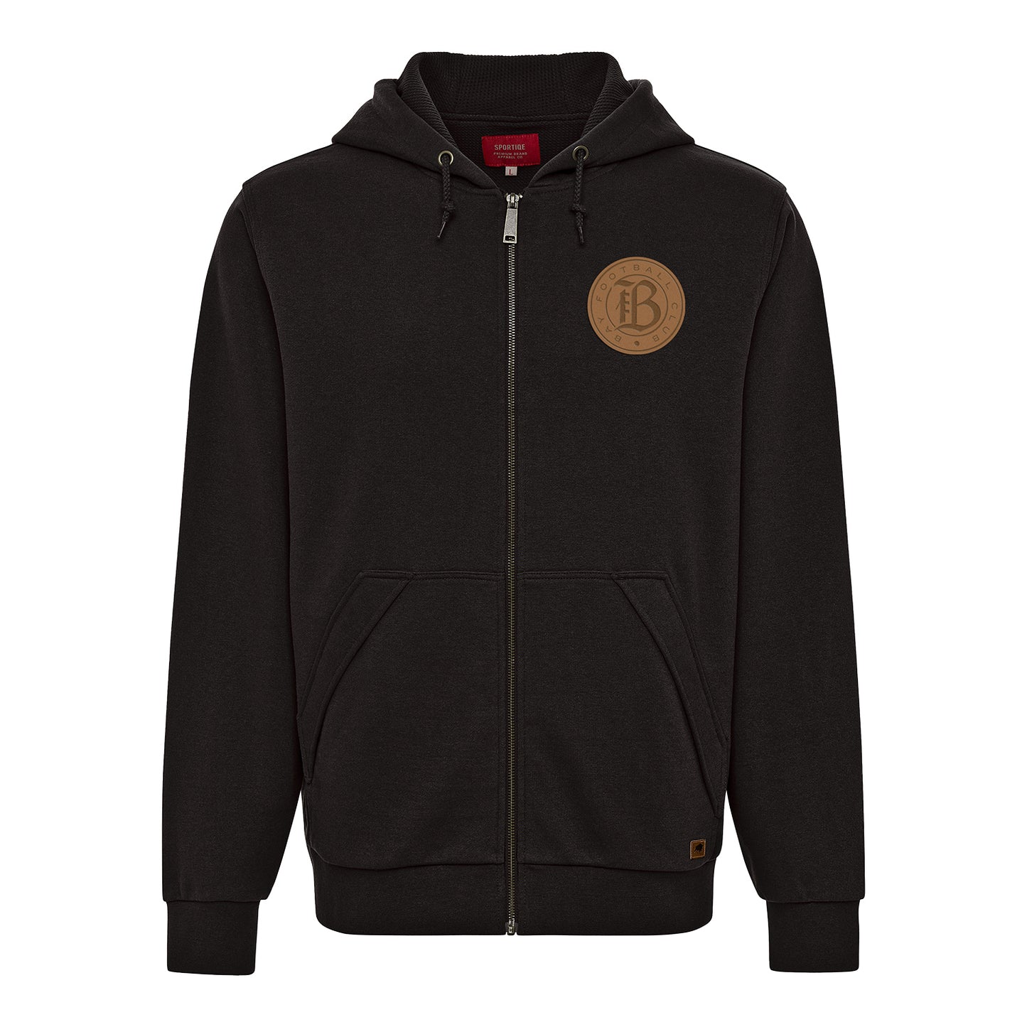 Unisex Sportiqe Bay FC Black Rizzo Full Zip Sweatshirt