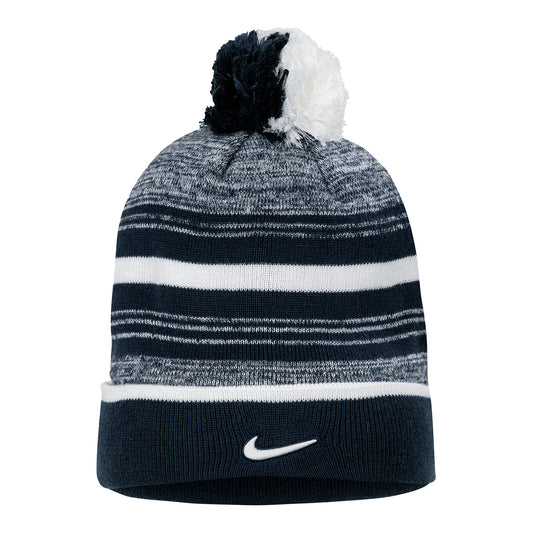 Bay FC Nike Navy Striped Beanie view 2