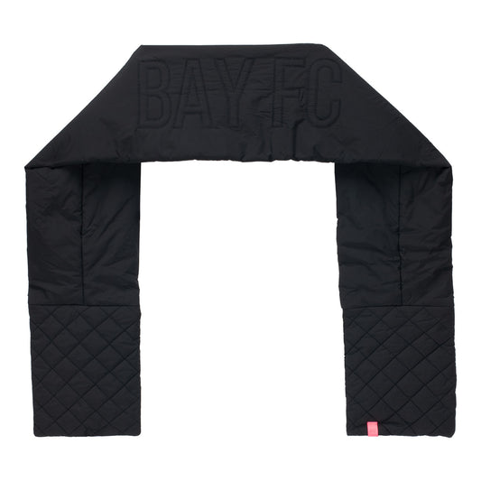 Bay FC Unisex Black Riley Pocketed Scarf view 2