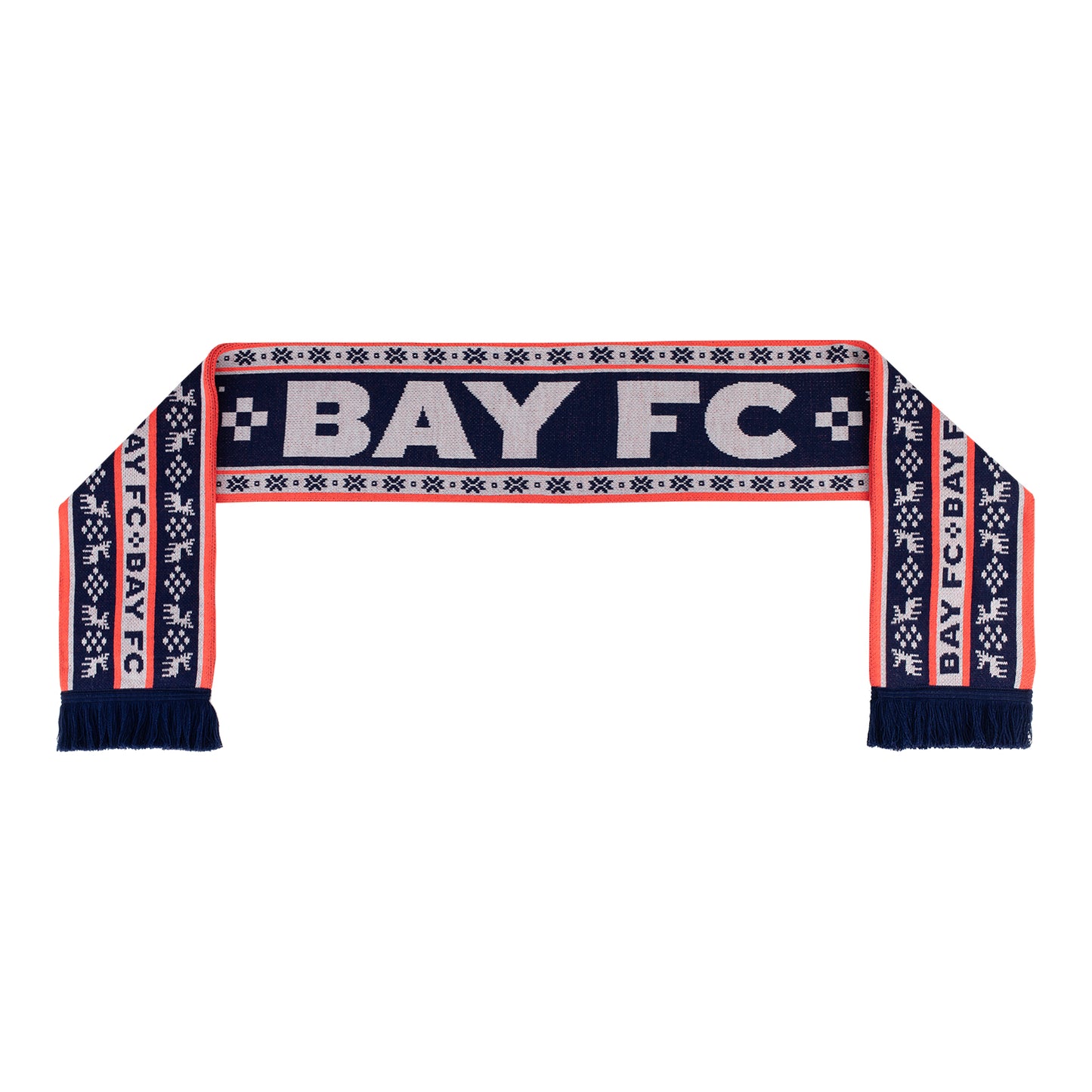Unisex Bay FC Ruffneck Holiday Reindeer Scarf