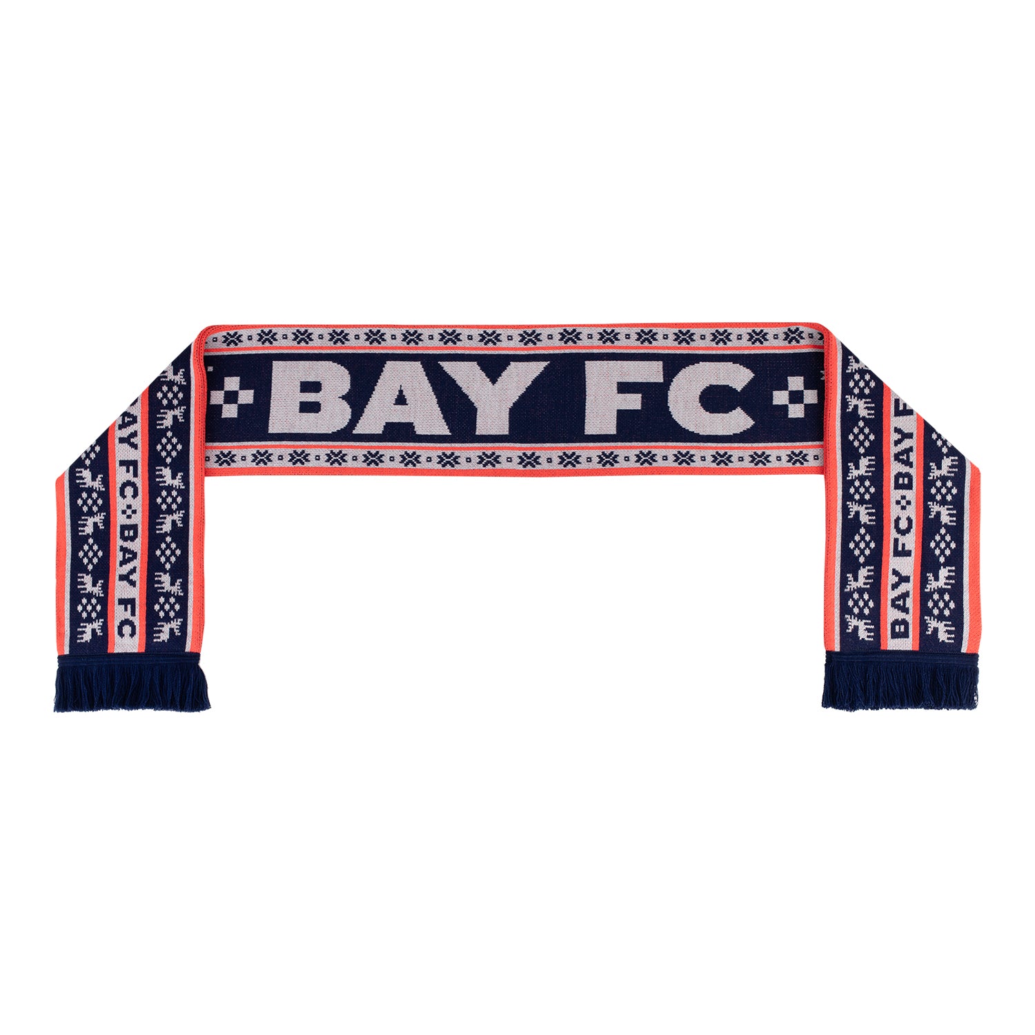 Unisex Bay FC Ruffneck Holiday Reindeer Scarf