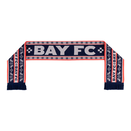 Unisex Bay FC Ruffneck Holiday Reindeer Scarf view 1