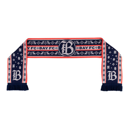 Unisex Bay FC Ruffneck Holiday Reindeer Scarf