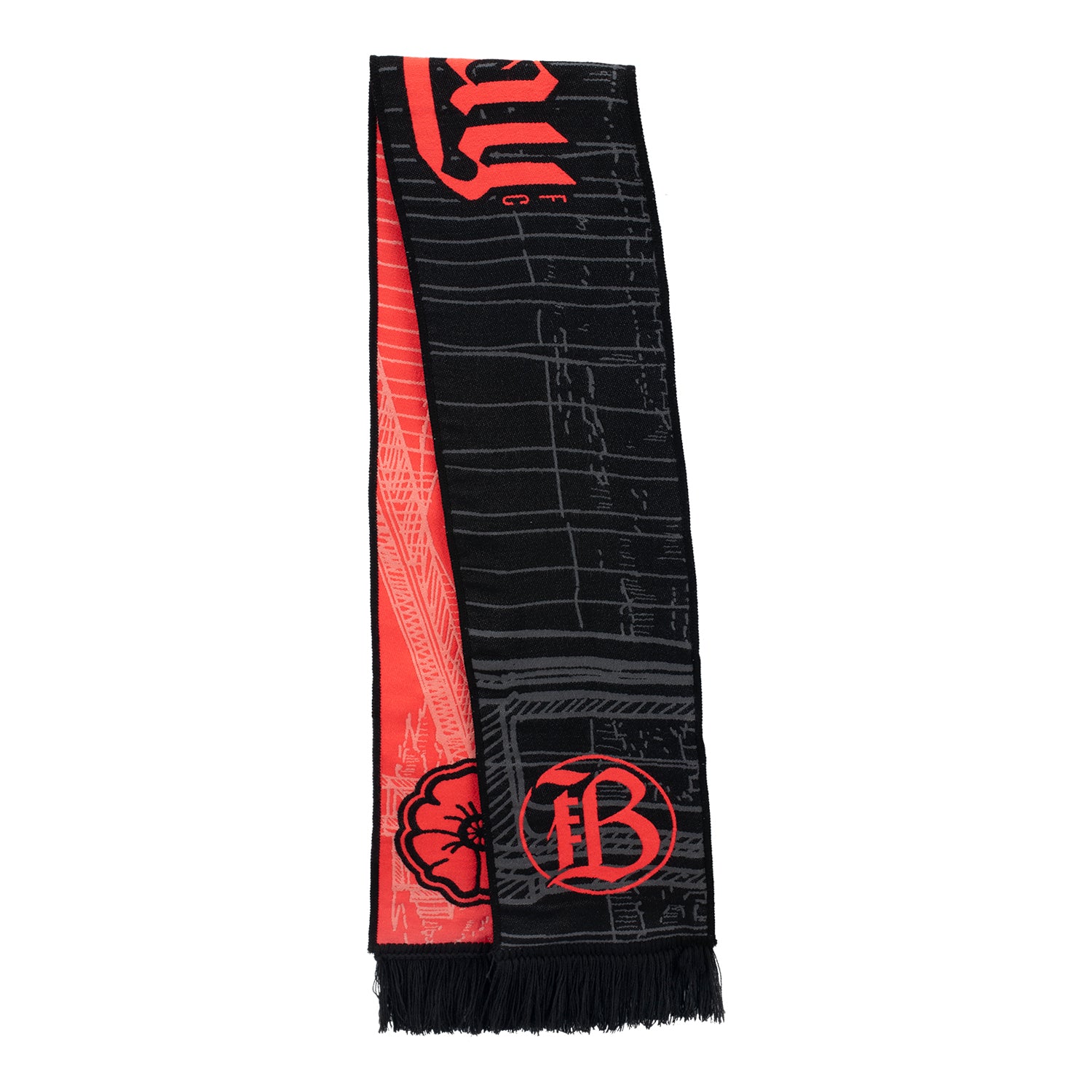 Bay FC 2026 Poppy Collection Scarf