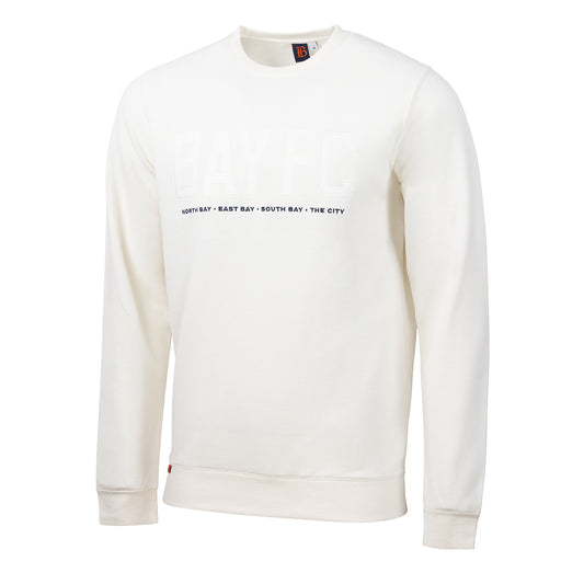 Unisex Bay FC Off-White Fog 2.0 Pique Crew view 1