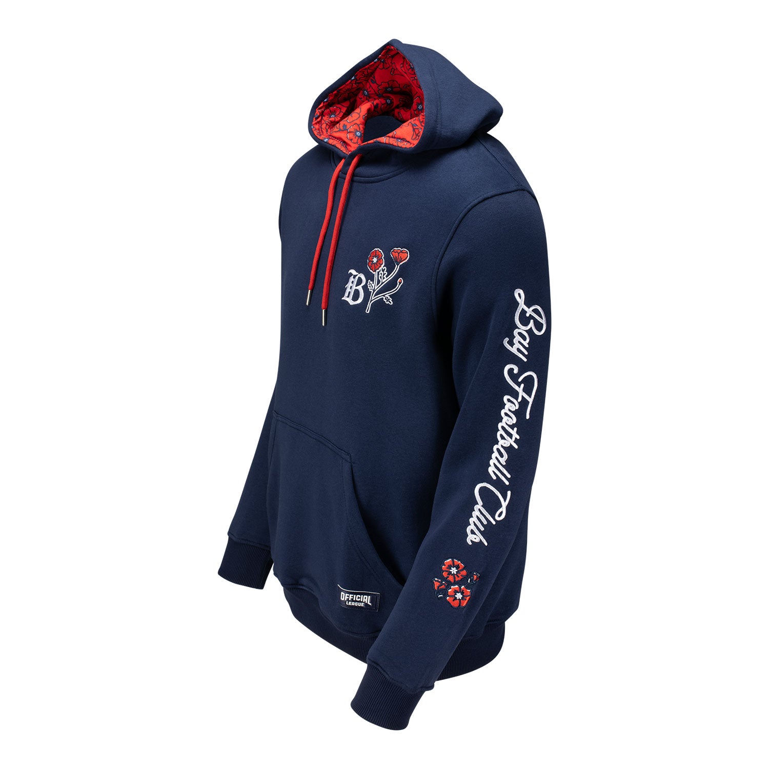 Unisex Bay FC 2025 Poppy Collection Navy Sweatshirt