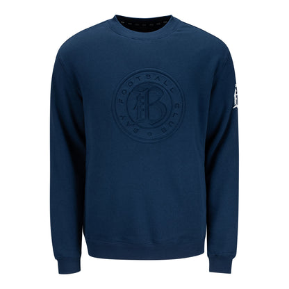 Unisex Bay FC Stadium Essentials Debossed Crew Sweatshirt