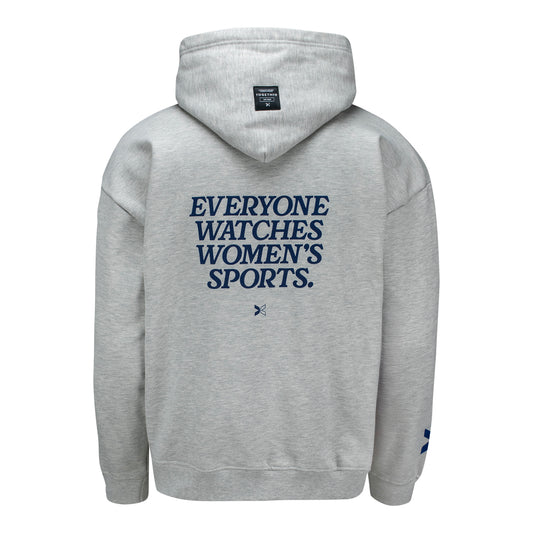 Unisex Bay FC 2026 Togethxr Grey EWWS Hoodie view 2