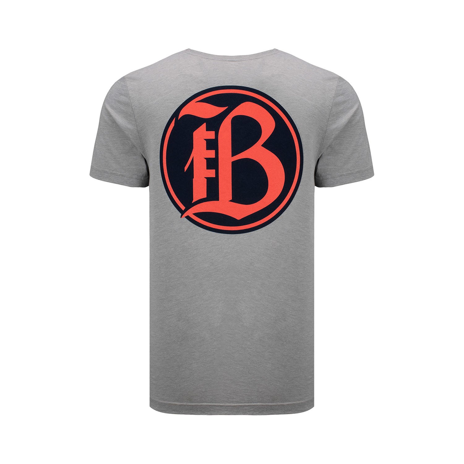 Unisex Bay FC Crest Grey Tee - Back View