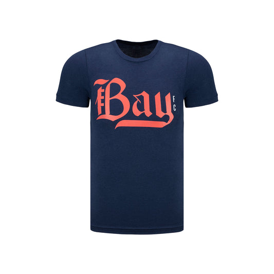 Youth Bay FC Navy Tee - Front View