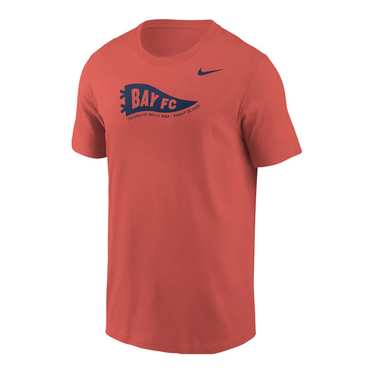 Unisex Nike Bay FC The Show at Oracle Park Poppy Tee view 1