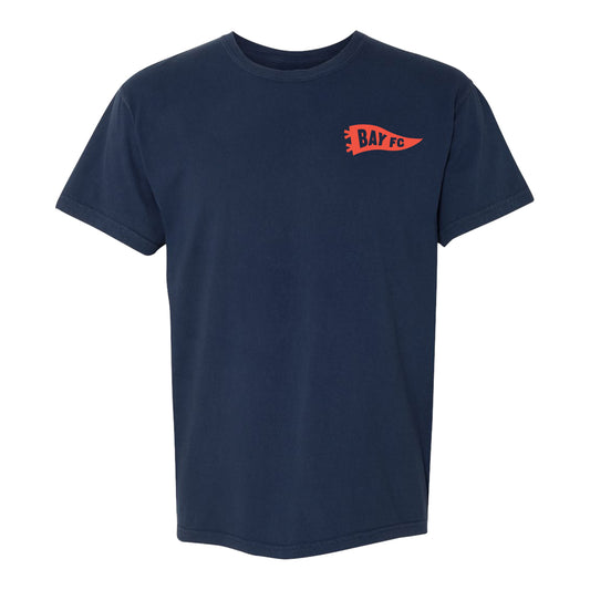 Unisex Bay FC The Show at Oracle Park Pennant Tee view 1