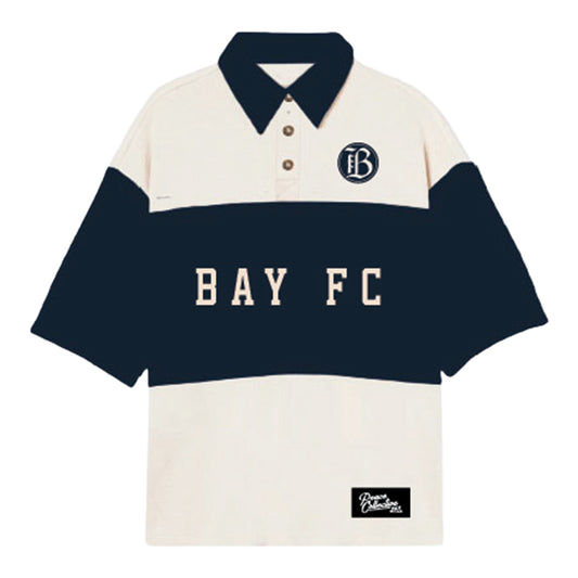 Unisex Bay FC Peace Collective Oversized Polo Shirt view 1