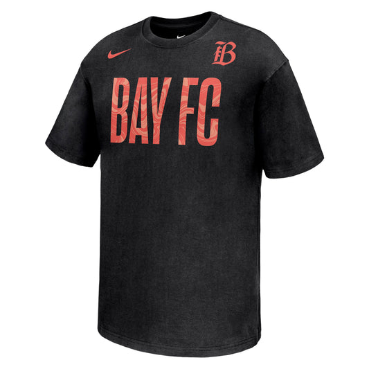 Unisex Bay FC Nike Wavy Logo T-Shirt view 1