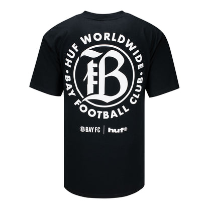 Unisex Bay FC x HUF Worldwide 2026 Logo T-Shirt