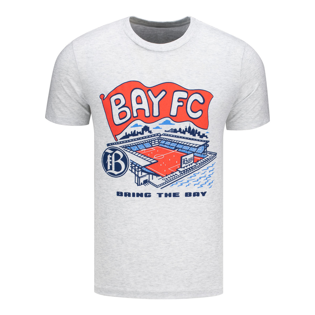 Unisex Bay FC Charlie Hustle Stadium Tee