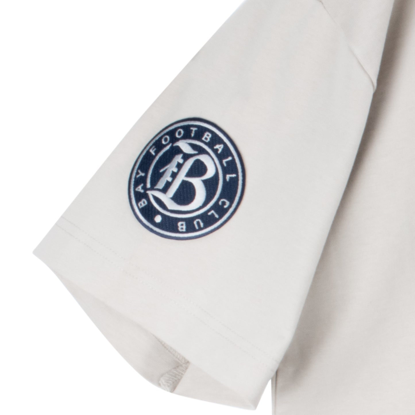 Unisex Bay FC Fog Collection Baseball Jersey - Sleeve View