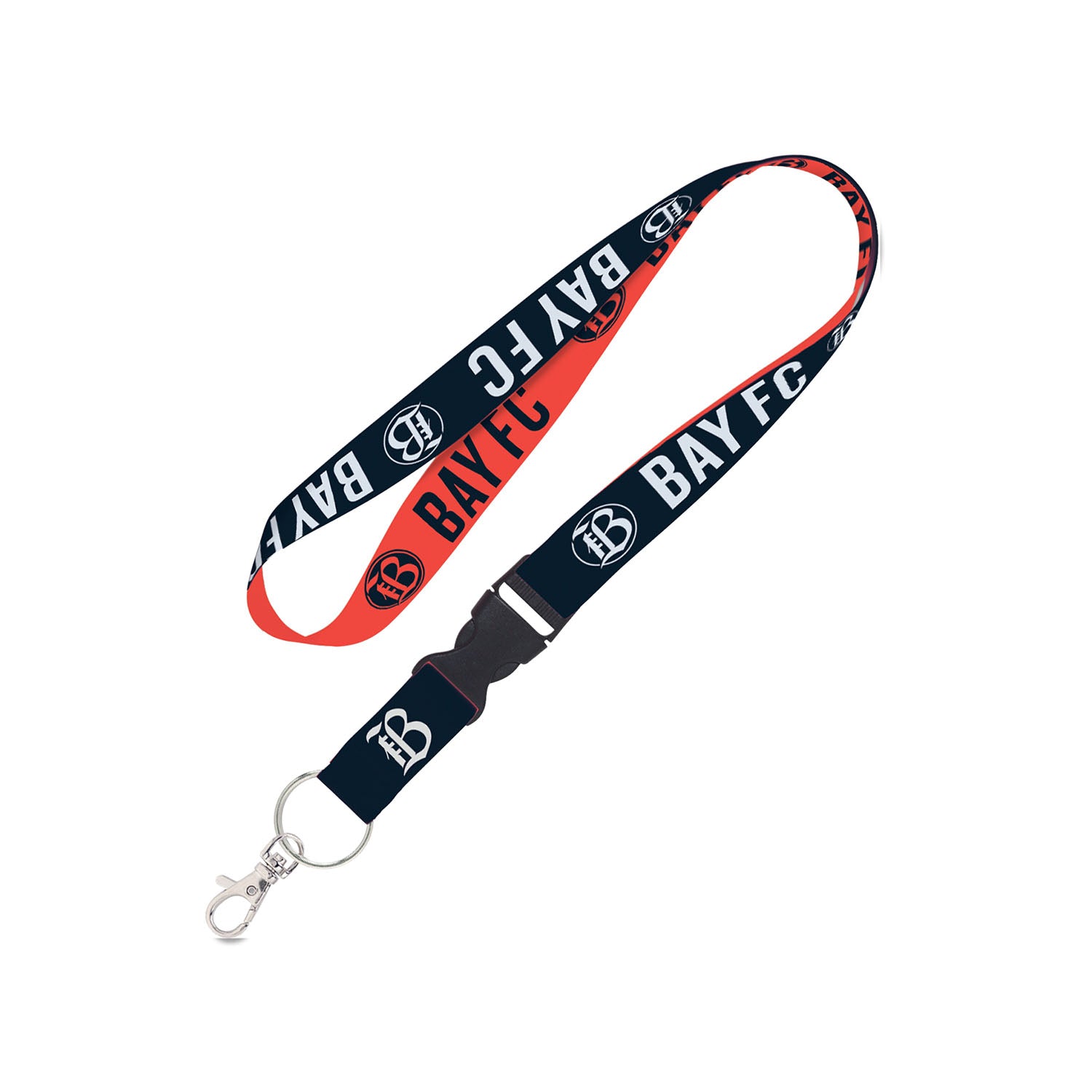 Bay FC WinCraft Reversible Lanyard - Duel Sided View