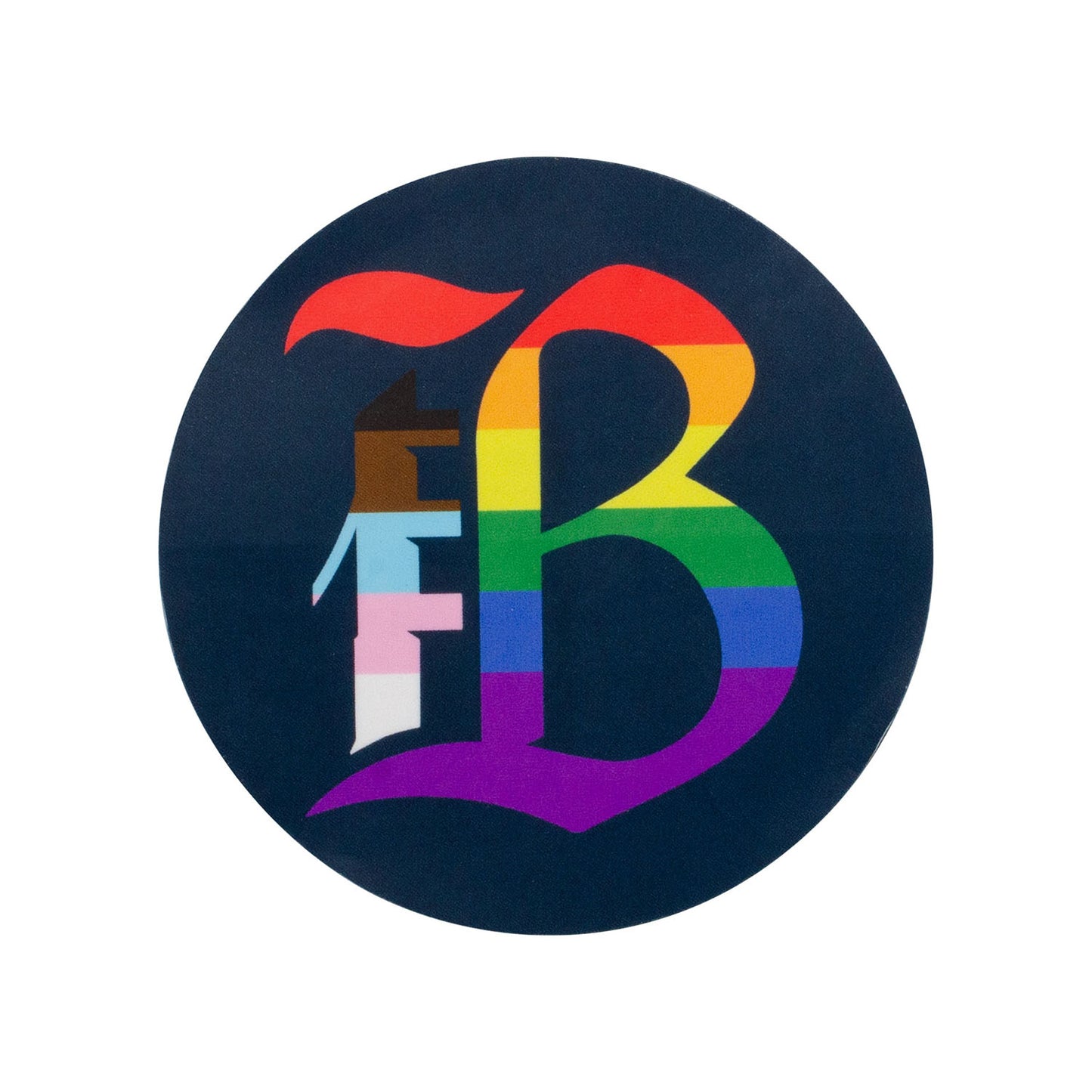 Bay FC Pride Sticker - Front View