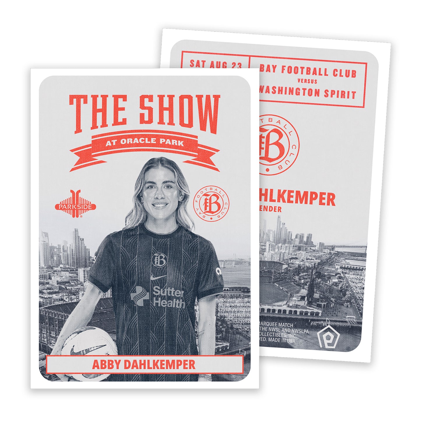 Bay FC The Show at Oracle Park Trading Cards