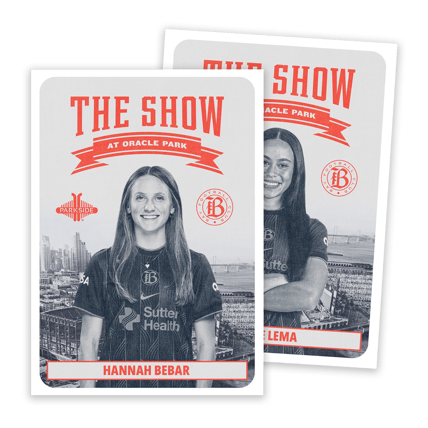 Bay FC The Show at Oracle Park Trading Cards
