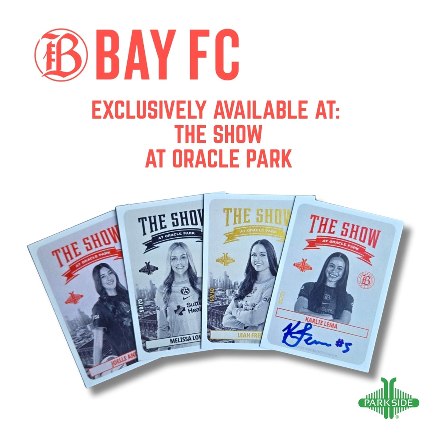 Bay FC The Show at Oracle Park Trading Cards