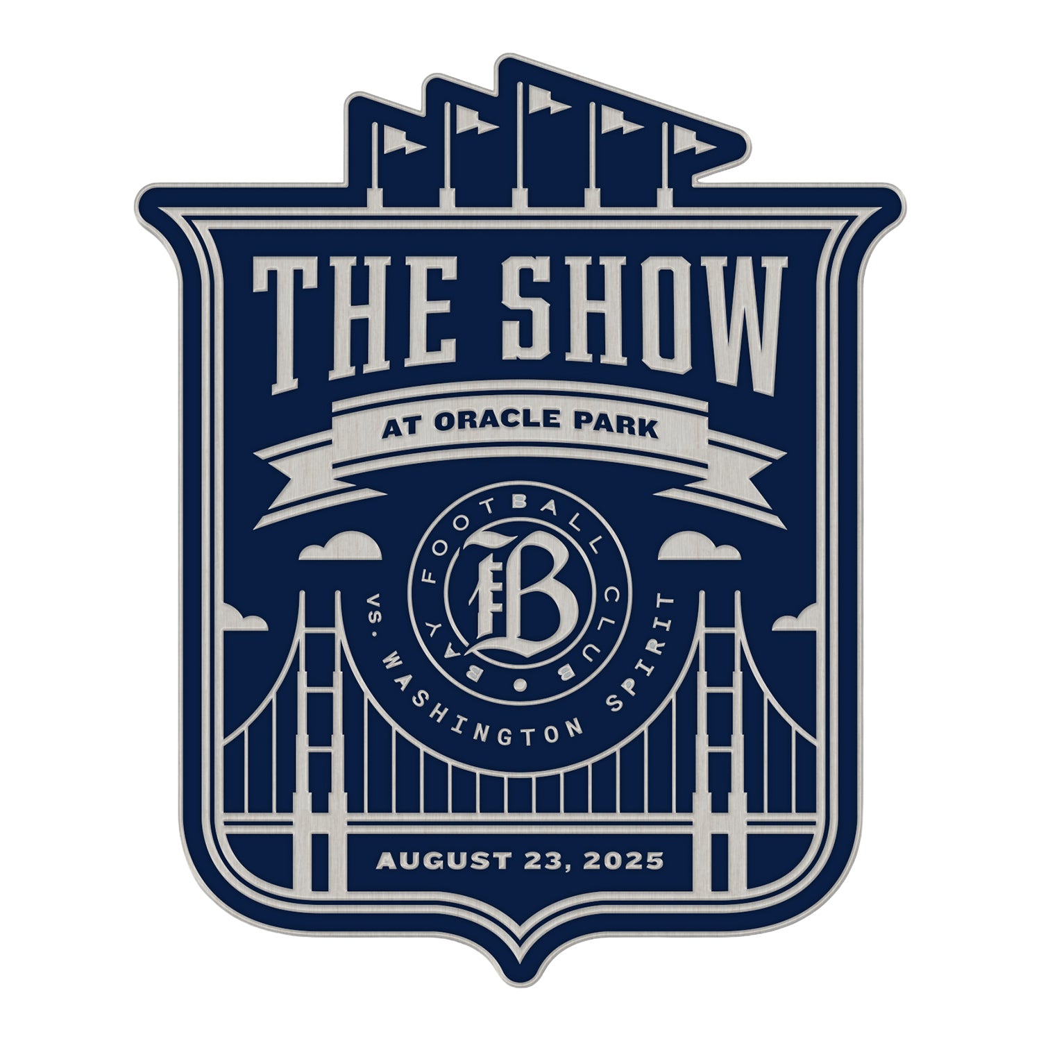 Bay FC The Show at Oracle Park Commemorative Pin