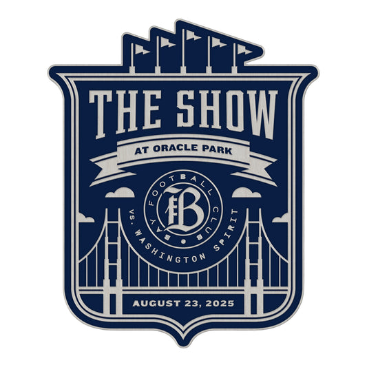 Bay FC The Show at Oracle Park Commemorative Pin view 1