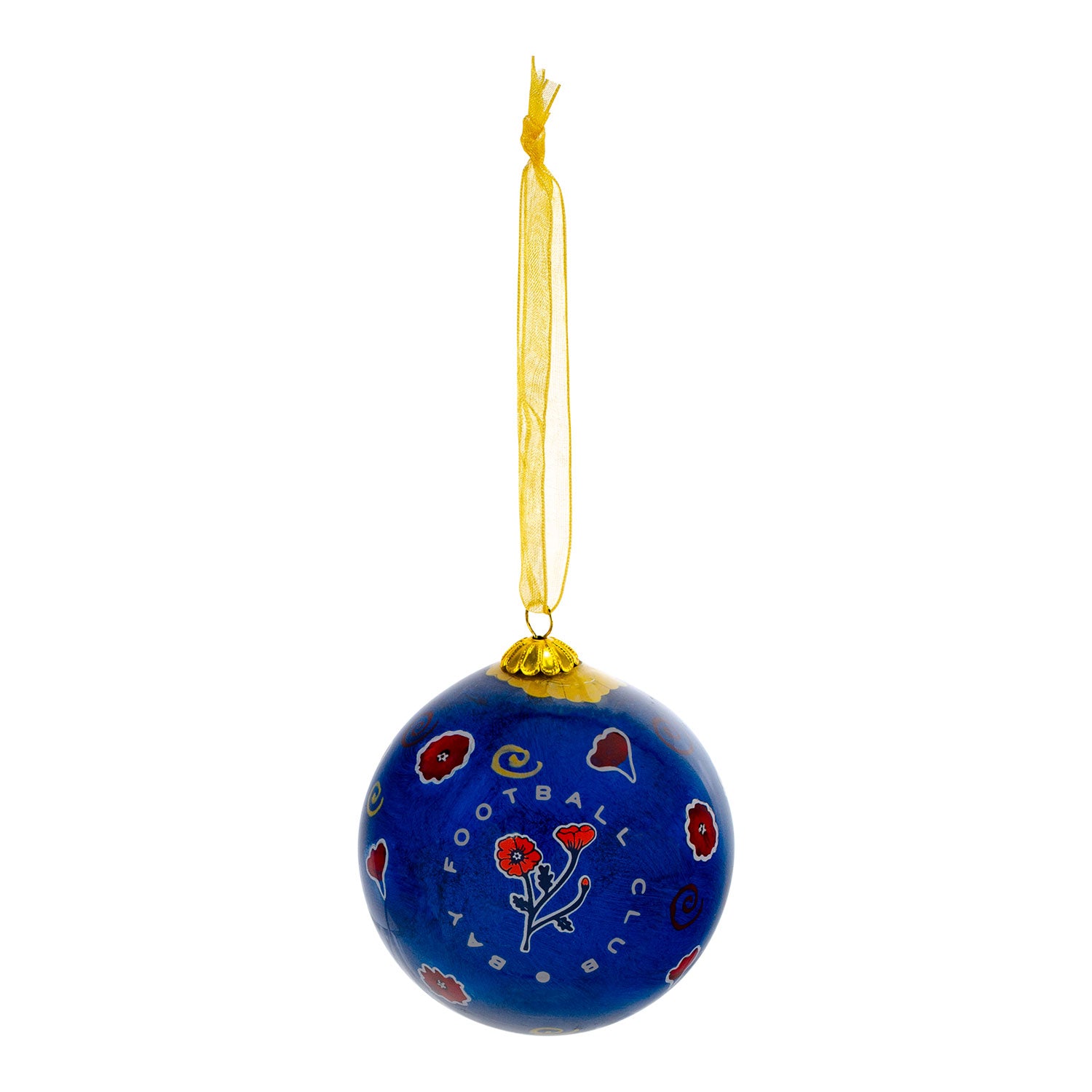 Bay FC 2025 Holiday Glass Ornament