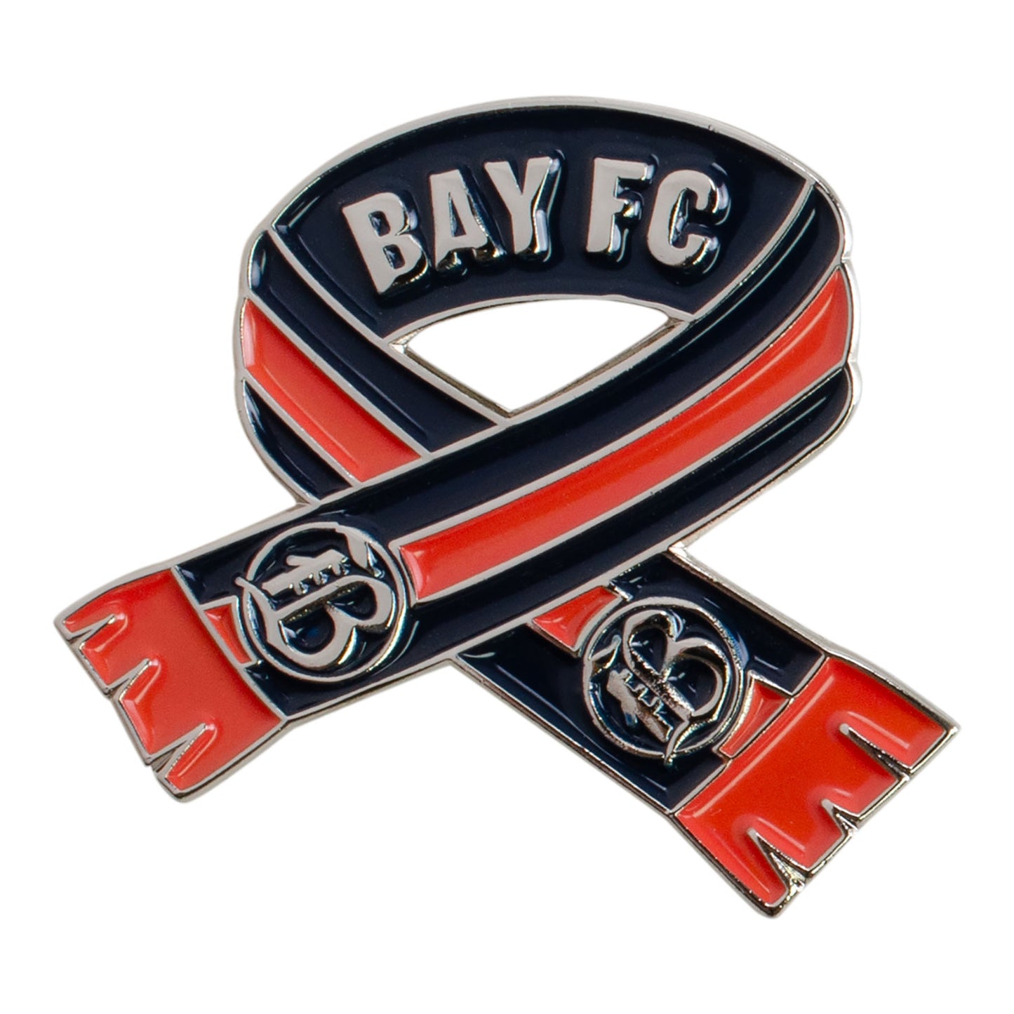 Bay FC Holiday Scarf Collection Pin