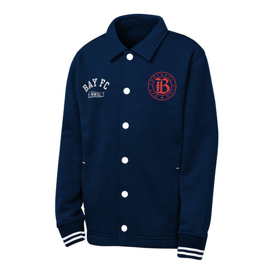 Youth Bay FC Outerstuff Snap All Day Coaches Jacket view 1