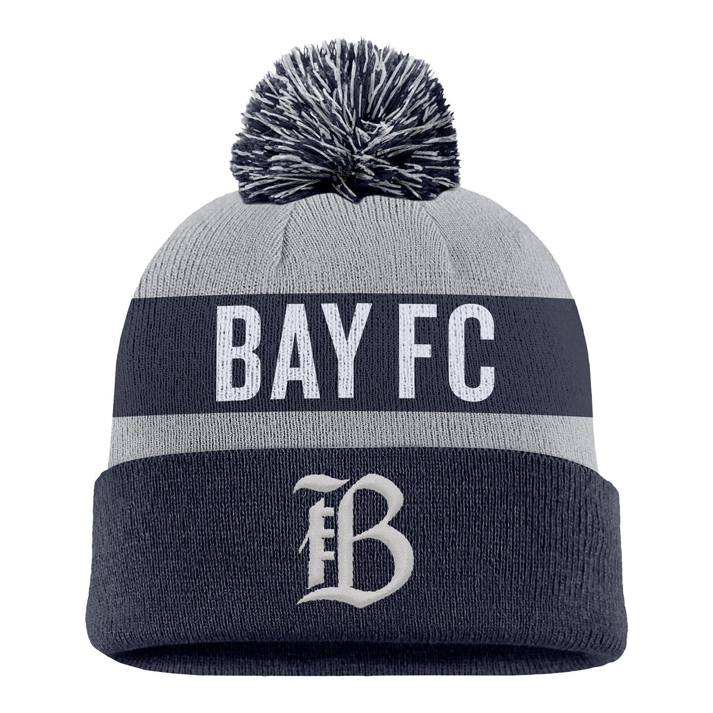 Bay FC Youth Navy Nike Peak Beanie