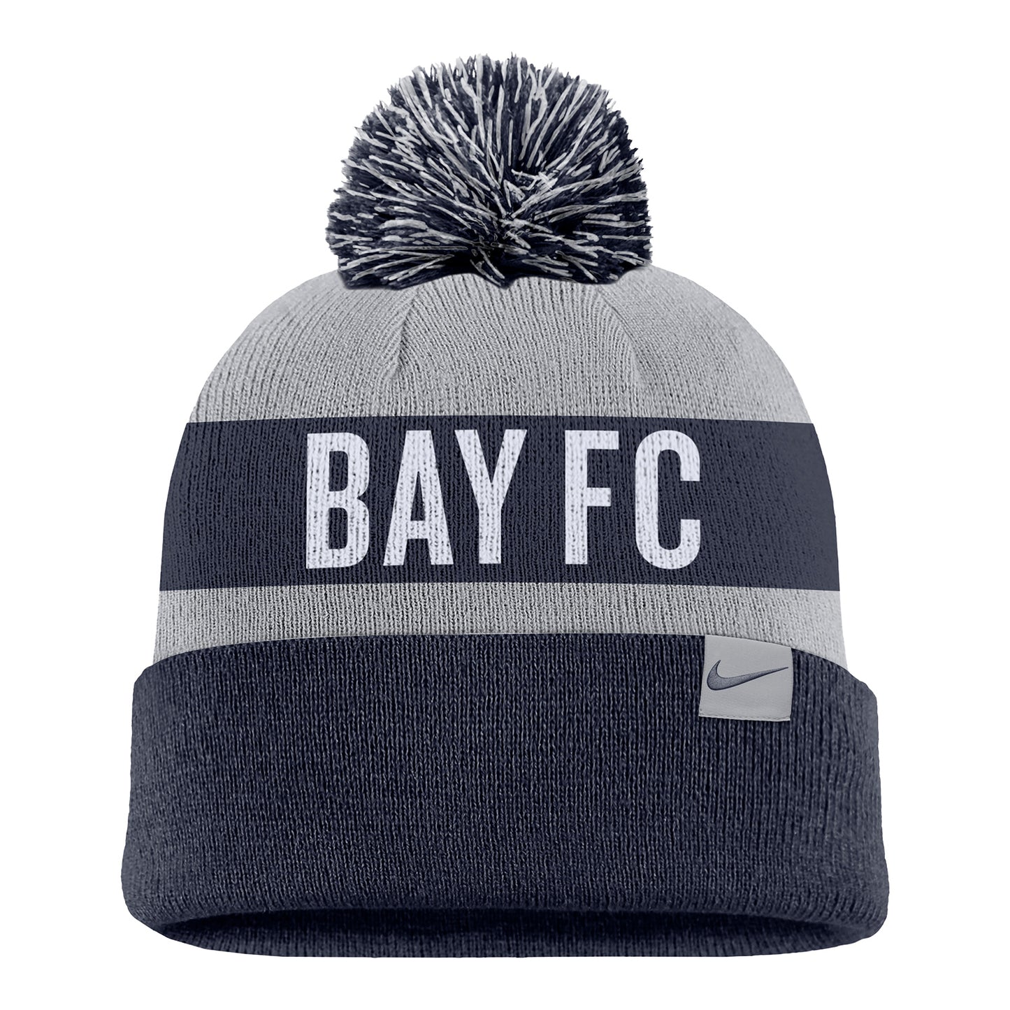 Bay FC Youth Navy Nike Peak Beanie