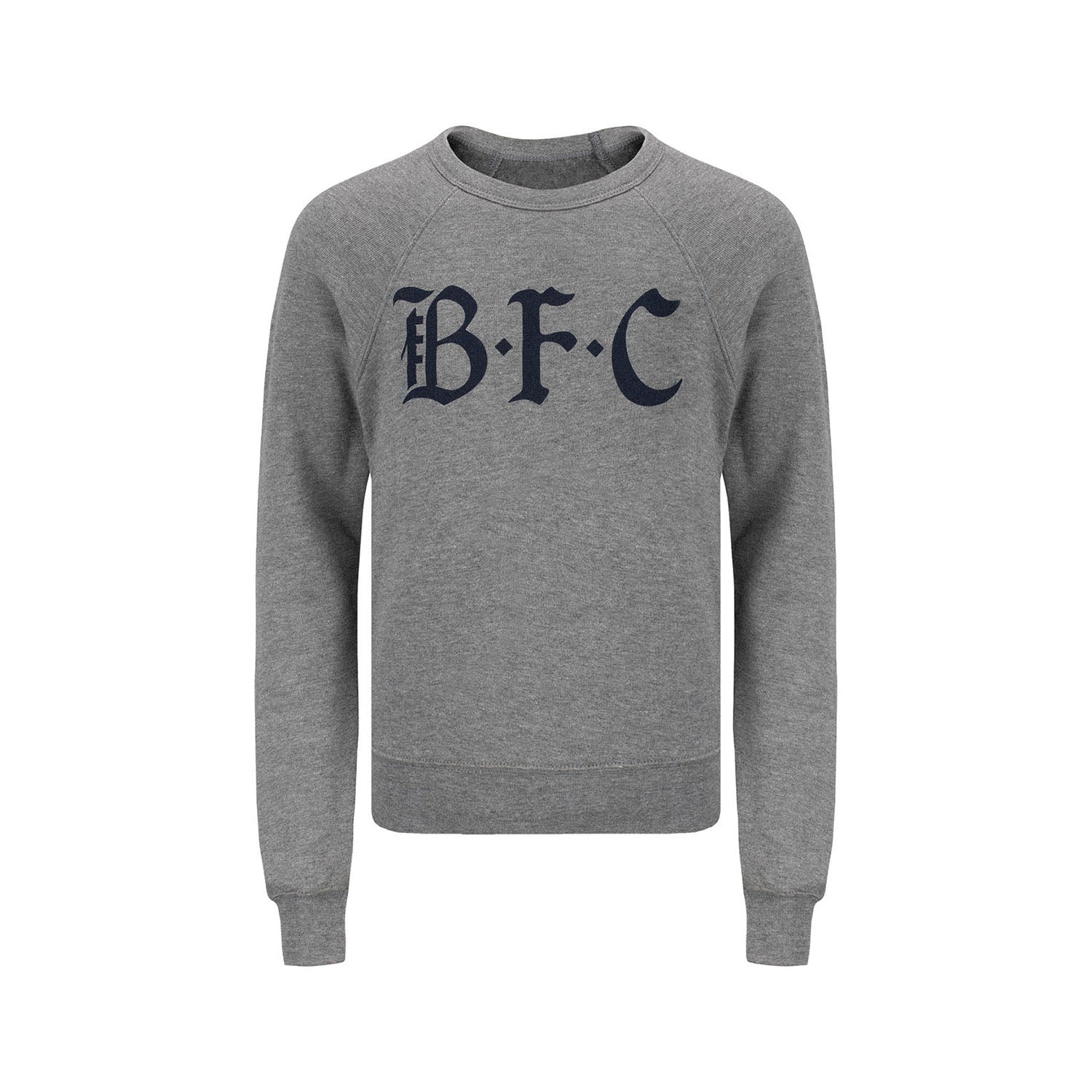 Youth Bay FC Grey Crewneck - Front View