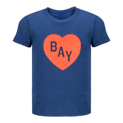 Unisex Bay FC Charlie Hustle Youth Heart Tee