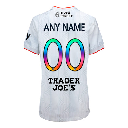Women's Bay FC Nike 2026 White Authentic Pride Jersey
