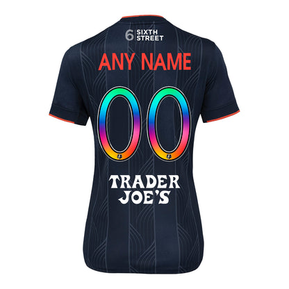 Women's Bay FC Nike 2026 Navy Replica Pride Jersey
