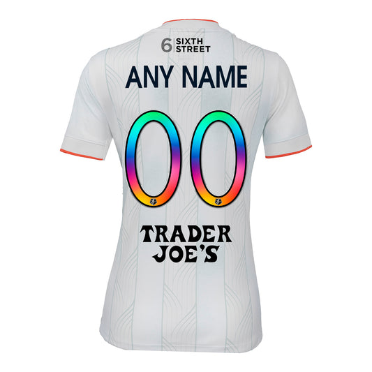 Women's Bay FC Nike 2026 White Replica Pride Jersey view 1
