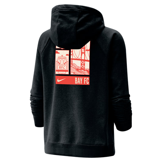 Women's Bay FC Nike Oversized Hoodie view 2