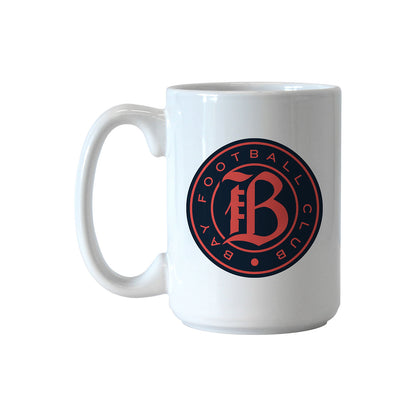 Bay FC Logo Brands 15 oz. White Mug - Front View