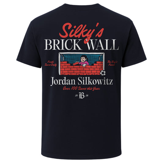Unisex Bay FC Jordan Silkowitz Brick Wall Short Sleeve Tee view 1