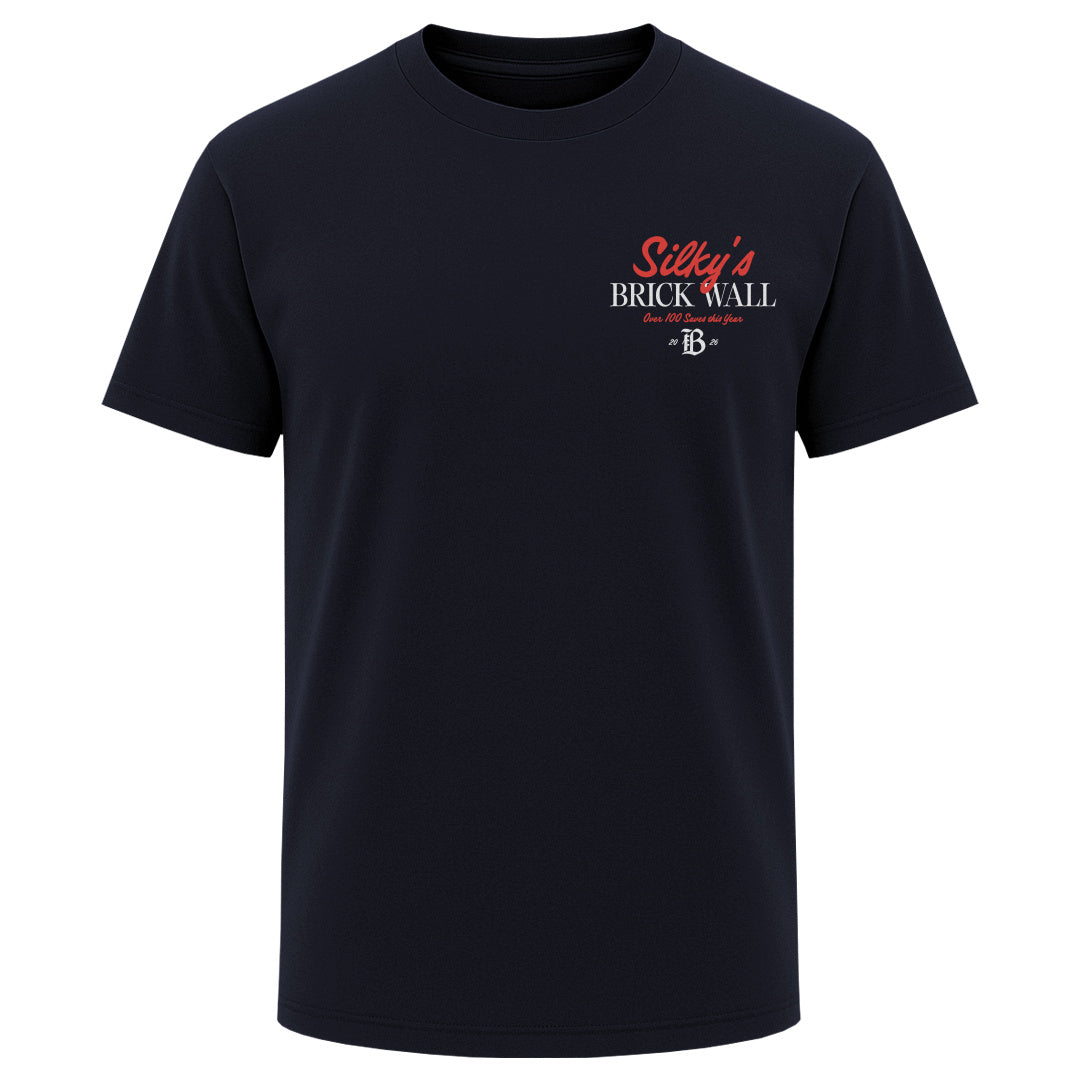 Unisex Bay FC Jordan Silkowitz Brick Wall Short Sleeve Tee