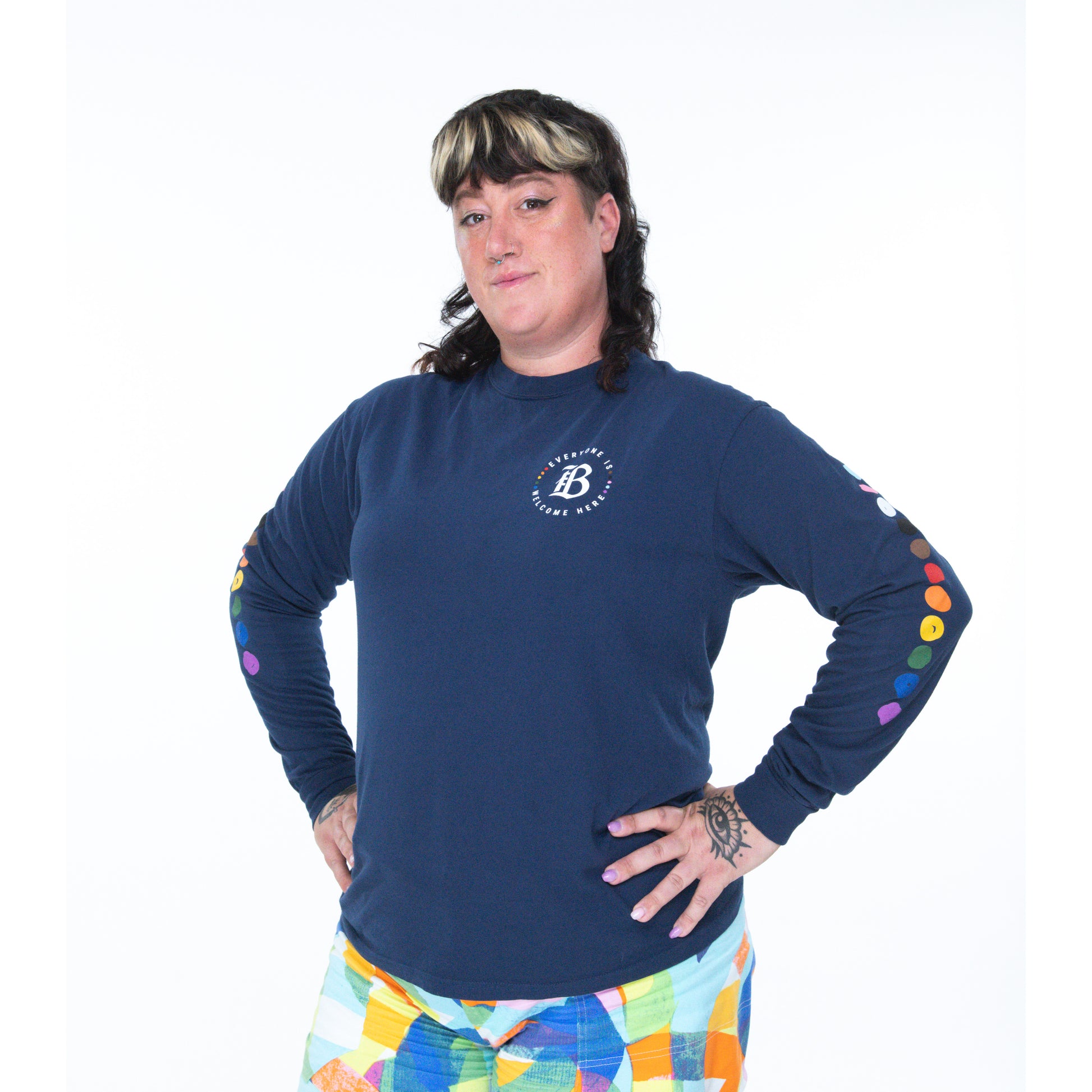Unisex Bay FC 2026 Pride Everyone is Welcome Here Long Sleeve T-Shirt