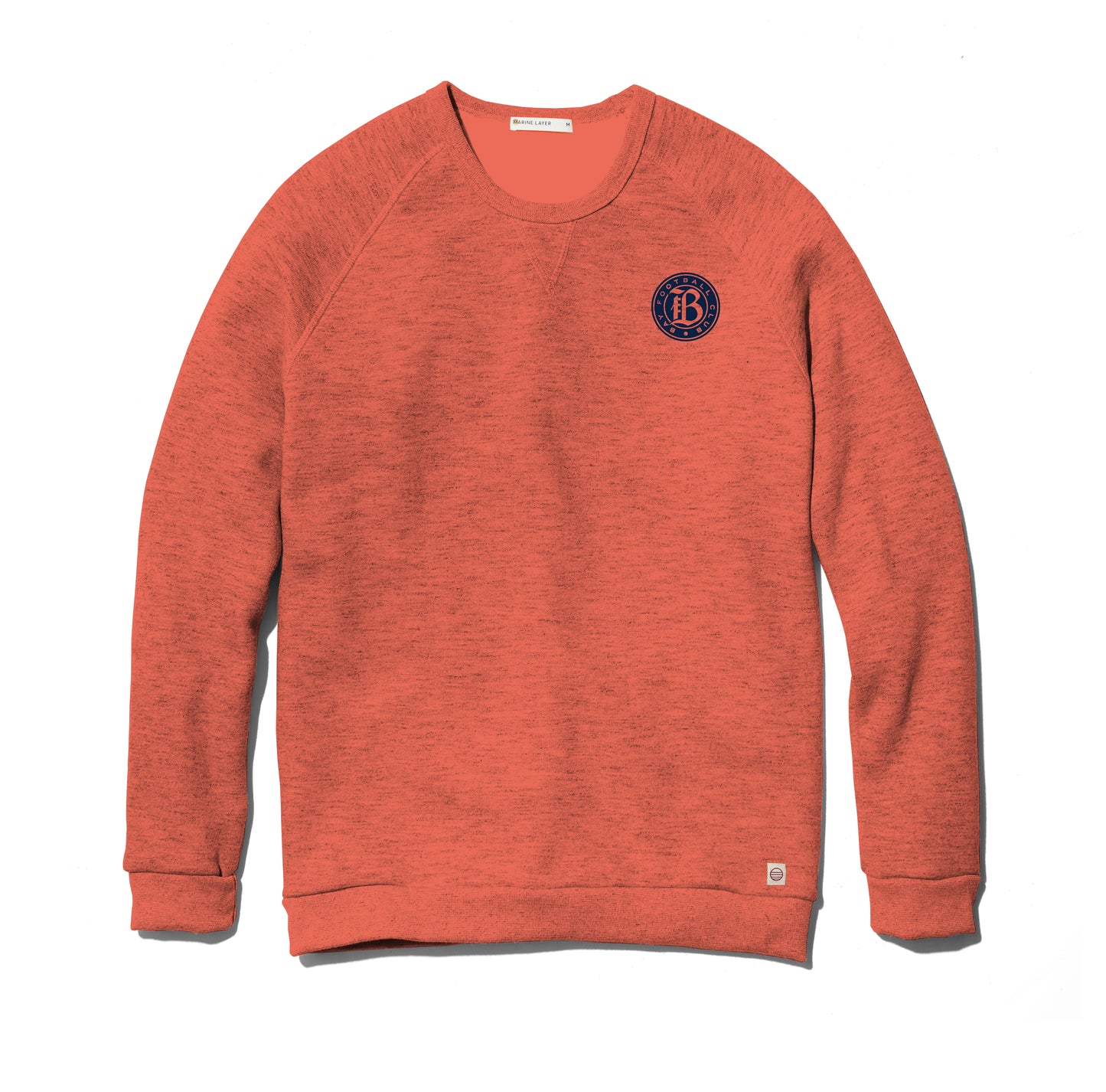 Unisex Bay FC Marine Layer Poppy Crewneck Sweatshirt