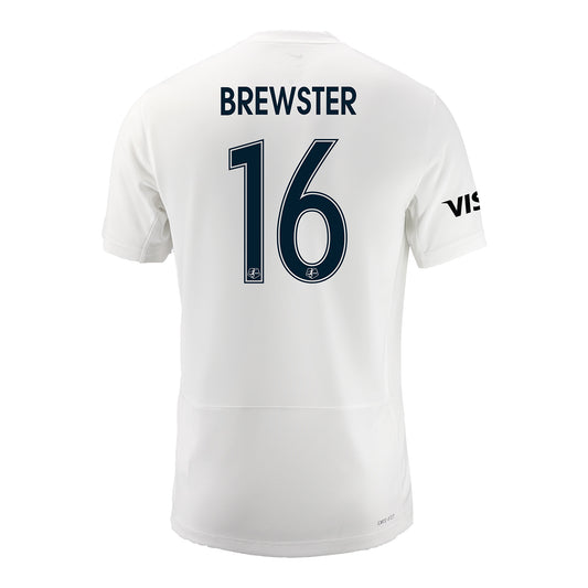 Unisex Bay FC Jordan Brewster Primary Jersey - Back View