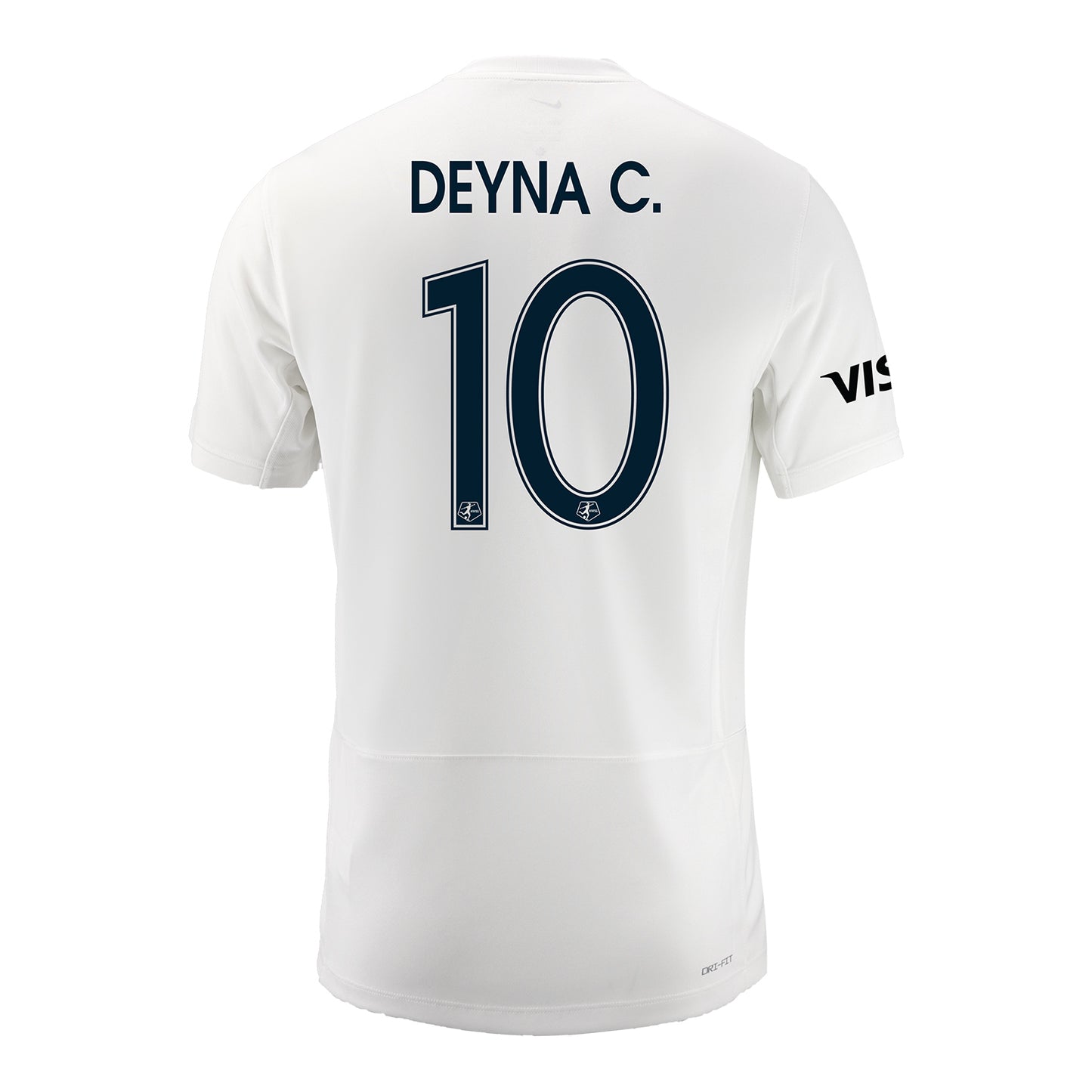 Unisex Bay FC Deyna Castellanos Primary Jersey - Back View